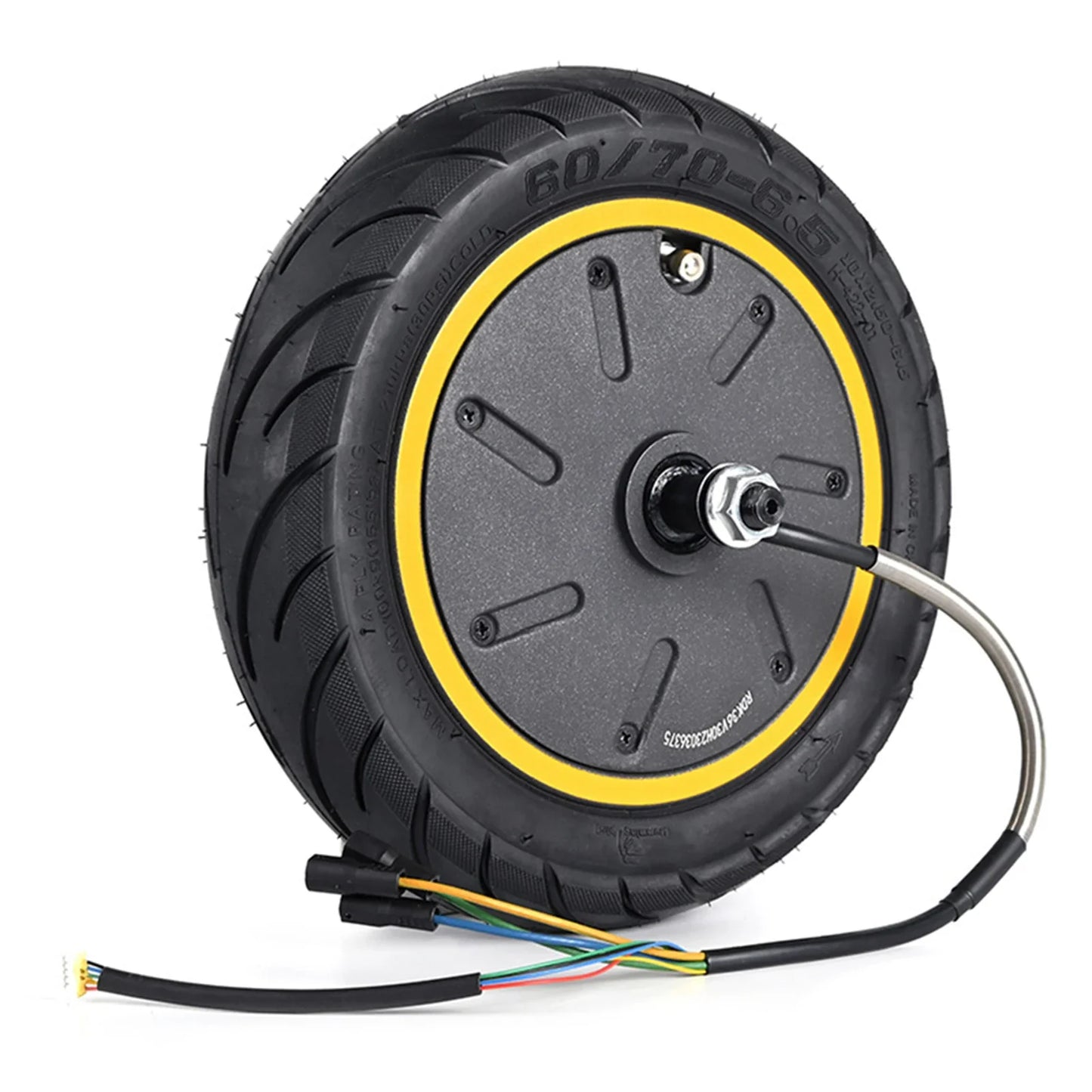 60/70-6.5 Electric Scooter Motor Wheel – 36V 500W Rear Drive Replacement for Ninebot Max G30