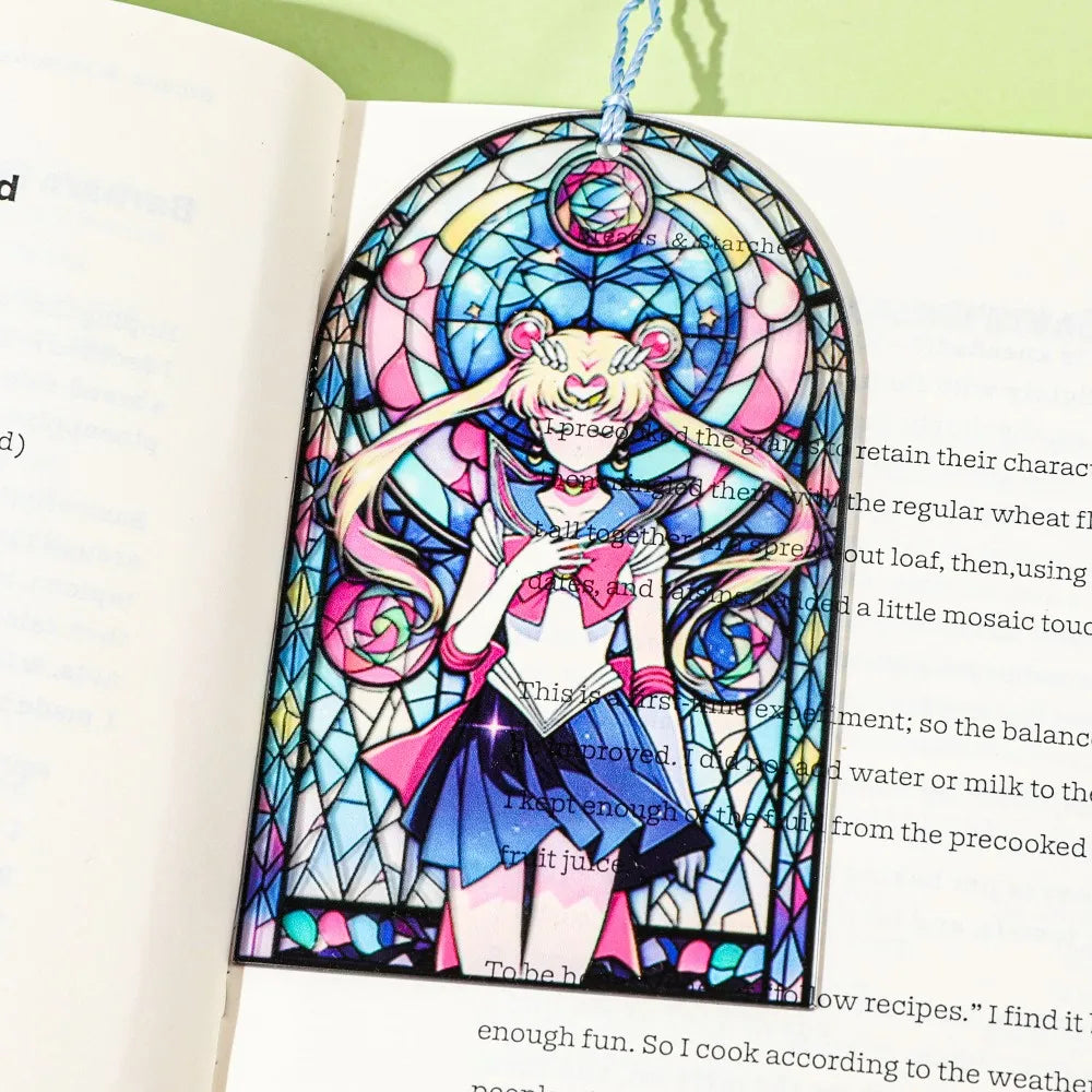 Cherry Blossom Acrylic Tassel Bookmark — Romantic Gift for Women, Book Lovers, Mother's Day & Teacher Gift