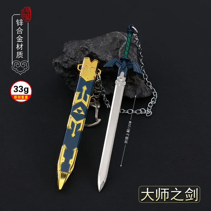 12CM Legend of Zelda Master Sword – Full Metal Craft Ornament with Sheath