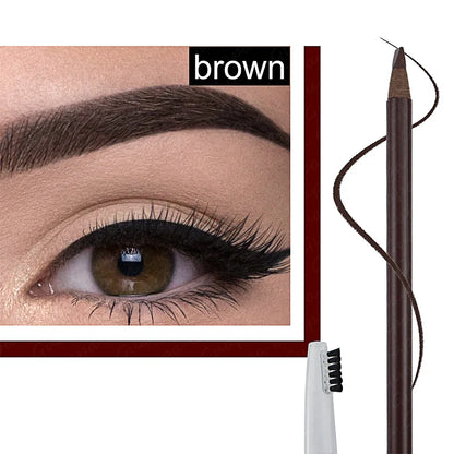 2PCS Professional Microblading Brow & Lip Contour Pens — Waterproof Permanent Tattoo Eyebrow and Red Lip Makeup Tint Pens