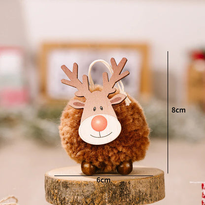 Red Star Christmas Tree Ornament – DIY Xmas Pendant New Year Party Gift Home Decor Noel Navidad