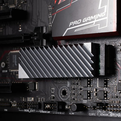 Jonsbo M.2 SSD NVMe Heat Sink - Aluminum 2280 SSD Gasket with Silicone Thermal Pad for PC
