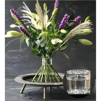 Transparent Flower Stem Support Stand – 2025 Vase Insert for Bouquet Arrangement & DIY Floral Design