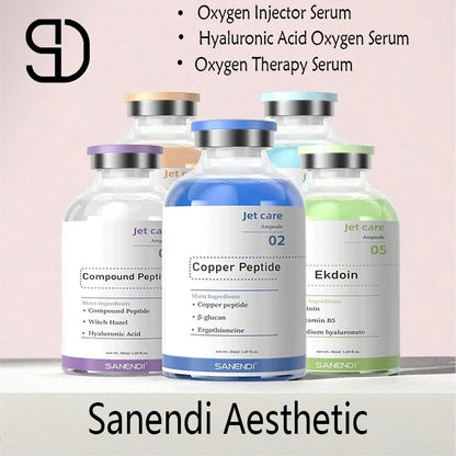 Hyaluronic Acid Oxygen Serum Ampoule — Anti-Aging Skin Spray with Salmon DNA & Copper Peptide GHK-Cu