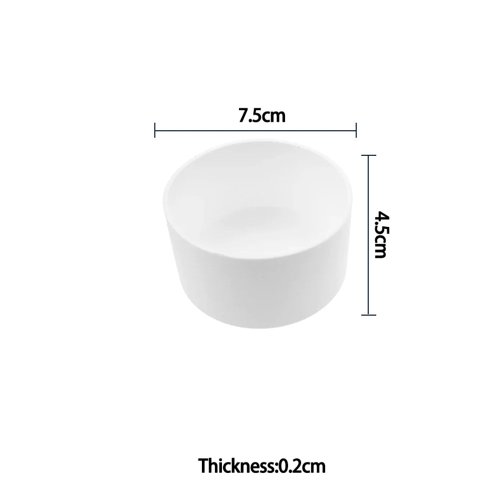 For Better Life , 7.5cm Soft Silicone Cup Bottom Protector Sleeve - Anti-Damage Accessory for Glass Water & Tea Bottles