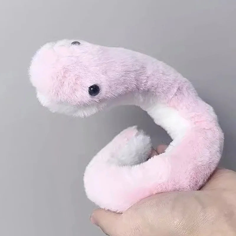 2025 Year of the Snake Plush Toy – Creative Mascot Doll with Textured Design Birthday Gift