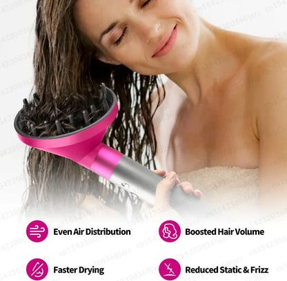 Hair Styler Nozzle for Dyson Airwrap HS01/HS05 – Multi Hair Curler & Smoothing Brush Accessory