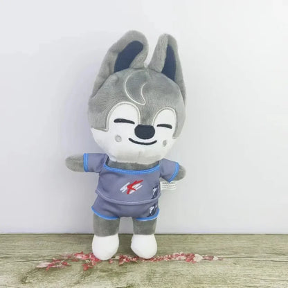 20cm Kawaii Skzoo Plush Toy Set – 8pcs Cartoon Stuffed Animals for Kids, Room Decor & Gifts