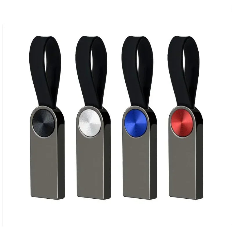 10-Pack Custom Logo USB Ring Flash Drive – Mini Pen Memory Stick 4GB/8GB/16GB/32GB, Perfect Wedding & Photography Gift