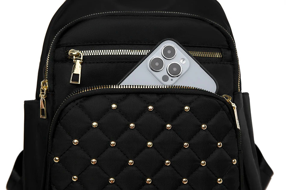 Luxury Designer Women's Oxford Rucksack - High-Quality, Small Schoolbag for Youth and Students, Leisure Outdoor Backpack, Travel Shoulder Bag