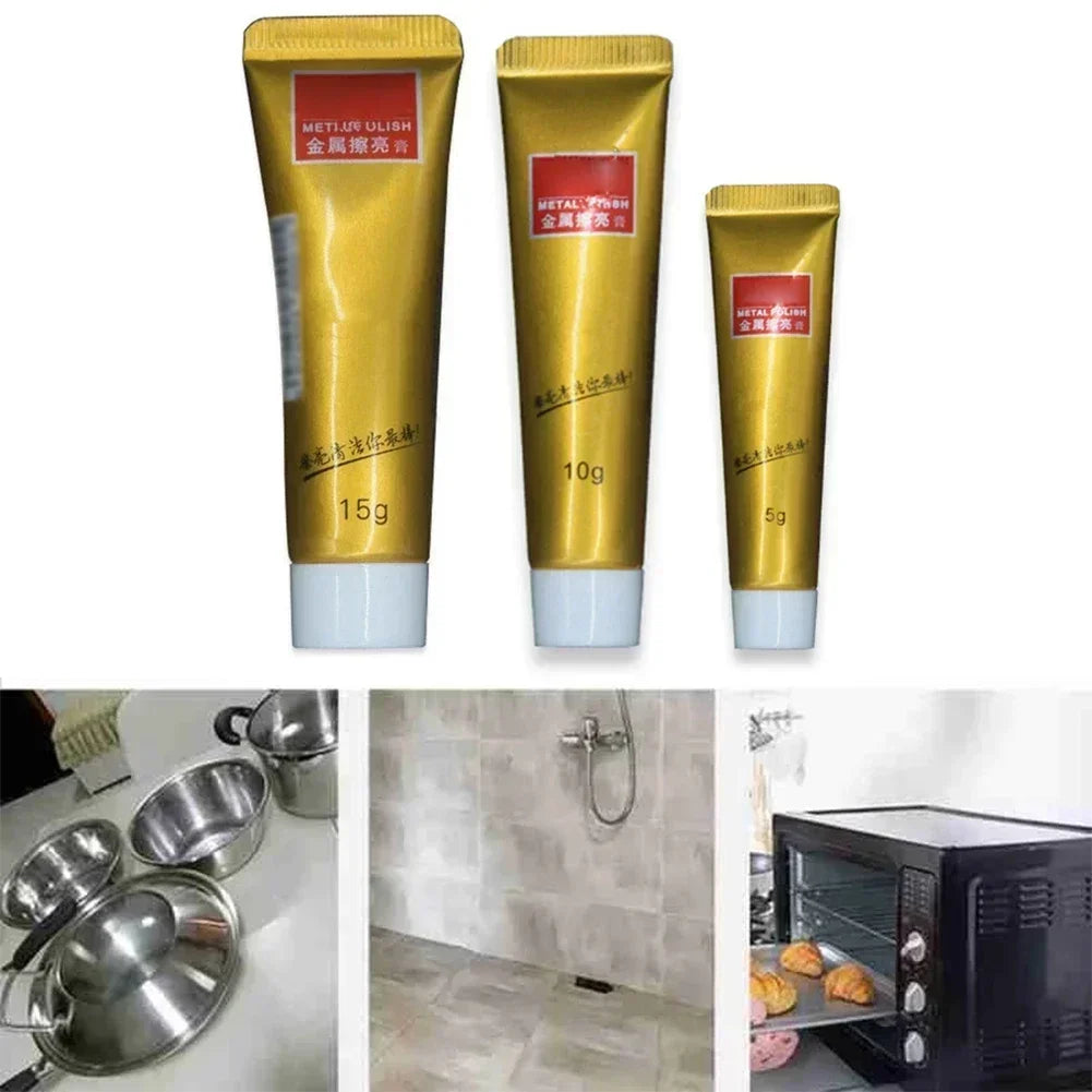 5g/10g/15g Metal Polishing Cream – Wax Paste for Stainless Steel, Ceramic, Watch Polishing, Rust Remover