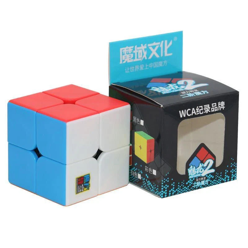 ECube MoYu Meilong 2 2x2x2 Neo Cube — Stickerless Speed Puzzle Toy for Kids & Adults, Educational Gift