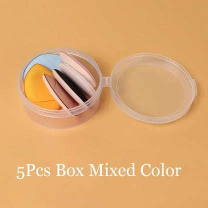 3/10PCS Mini Cosmetic Cushion Puffs – Professional Finger Puffs for Foundation & Concealer Makeup