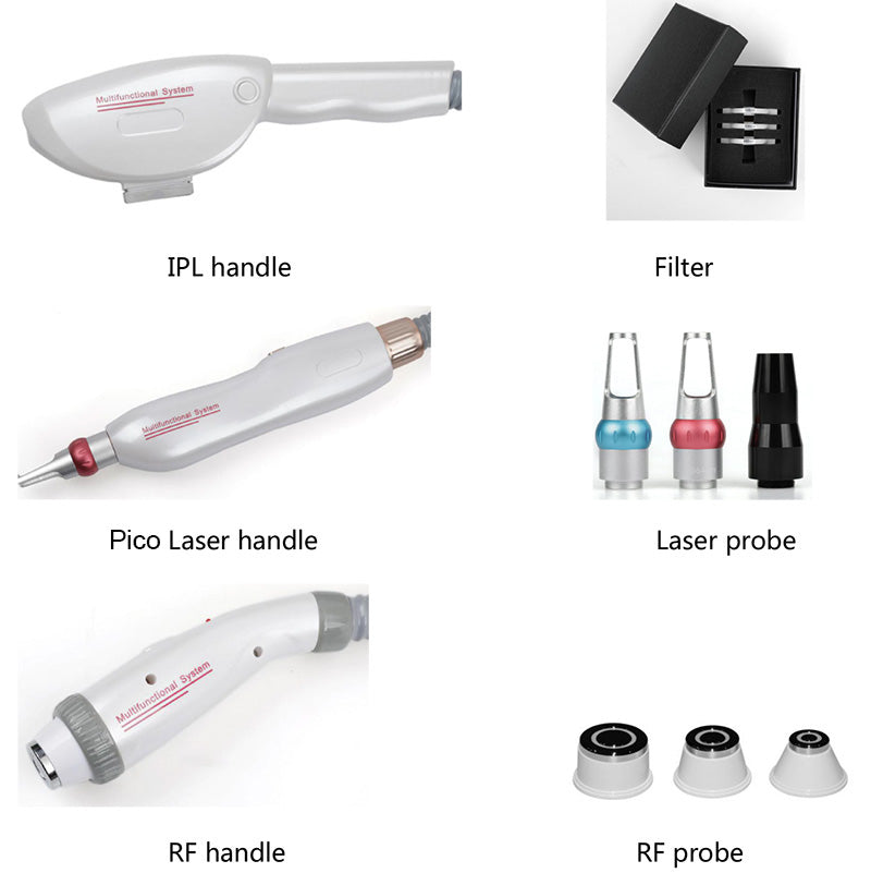 3-in-1 Portable Professional ND YAG & IPL Laser Machine – Hair, Tattoo & Pigment Removal, Skin Rejuvenation
