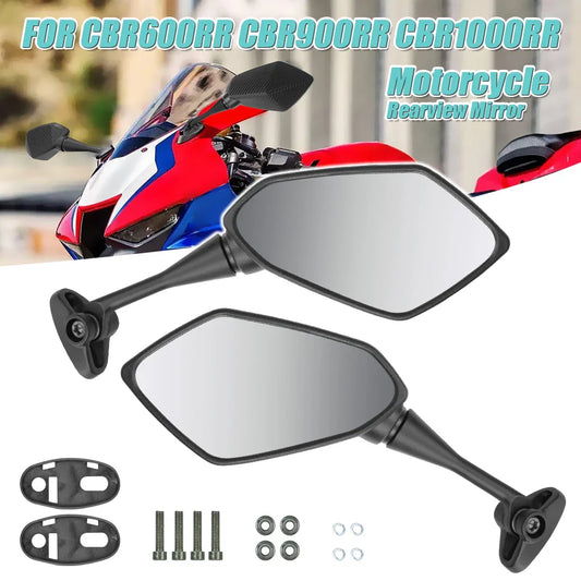 Motorcycle Rear View Mirrors – Reflector Side Mirrors for HONDA CBR600, CBR600RR, CBR900, CBR1000RR