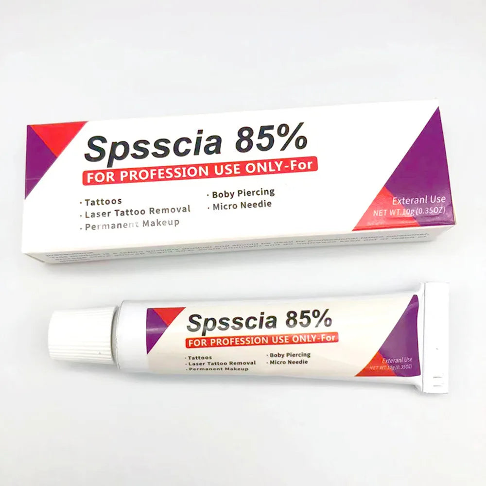 2023 New 85% SPSSCIA Tattoo Cream — 10g Pre-Permanent Makeup for Microblading Eyebrows & Lips