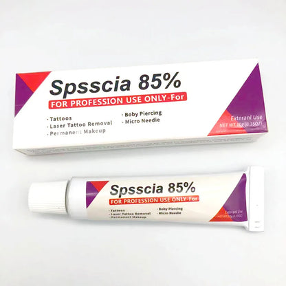 2023 New 85% SPSSCIA Tattoo Cream — 10g Pre-Permanent Makeup for Microblading Eyebrows & Lips