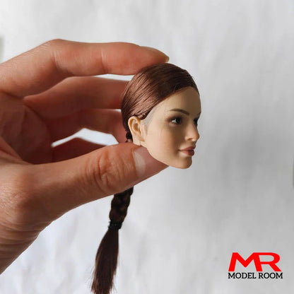 VCF-2052 1/6 Russian Special Forces Female Head Sculpt — Suntan Soldier Head for 12" Action Figure Dolls