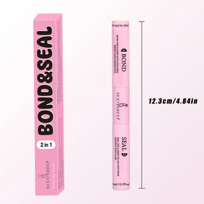 10ML Lash Cluster Glue & Seal – 2-in-1 Eyelash Adhesive for Long-Lasting Black Lash Bond