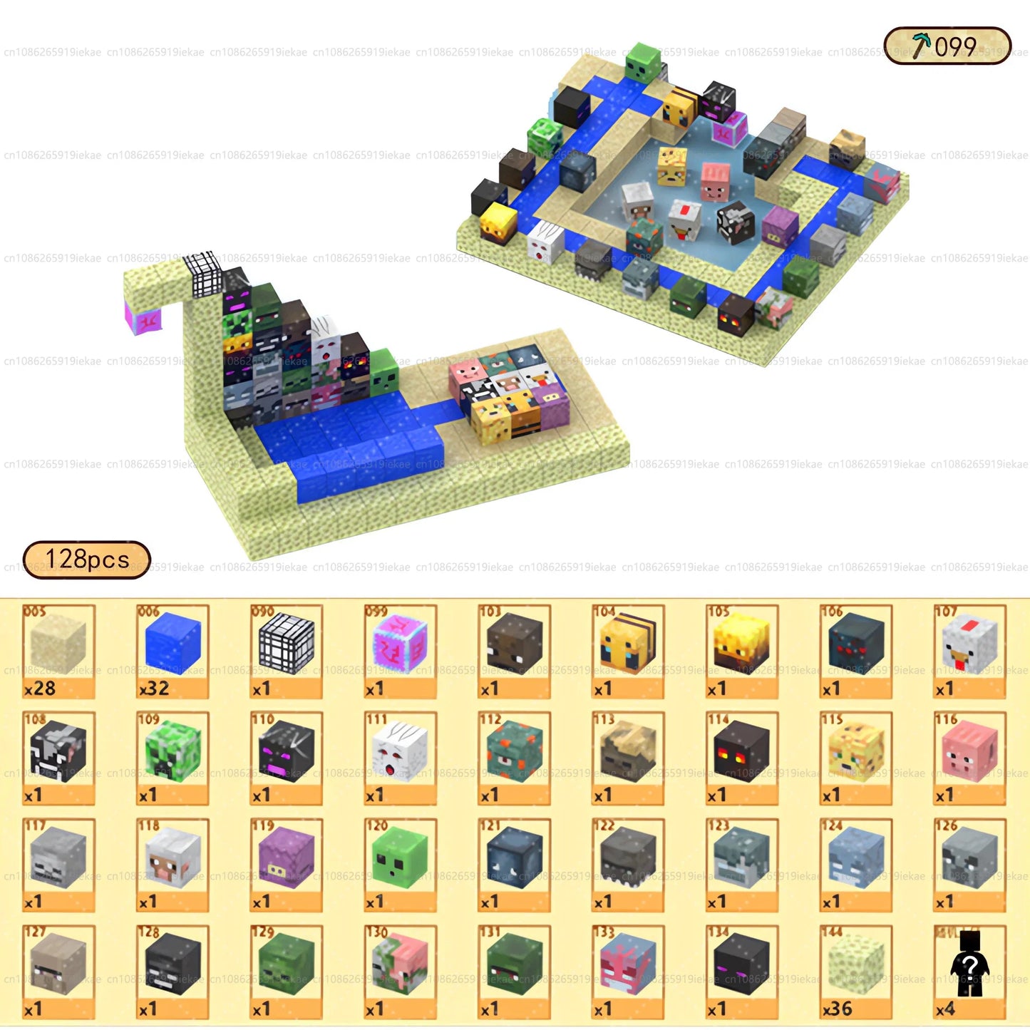 Magnetic Building Blocks – Mine World Magnet Cube STEM Toy for Kids 3+, DIY Montessori Sensory Model for Boys & Girls