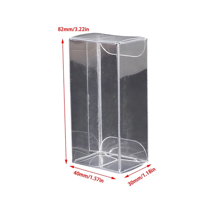 10/20/30/50/100pcs PVC Display Boxes — 1/64 Scale Car Model Toy Transparent Dustproof Exhibition Box for Collection & Gift Packaging