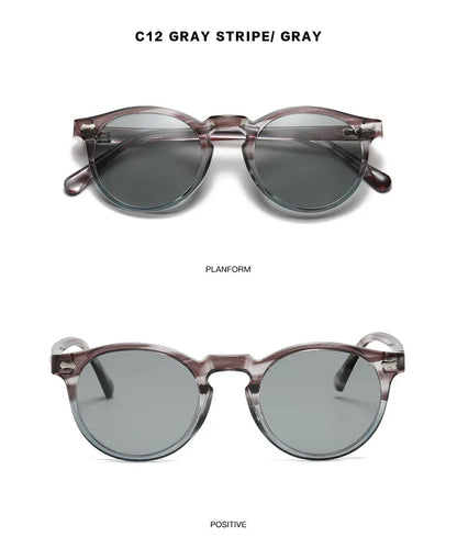 Retro Polarized Sunglasses — Small Round Vintage Shades for Men & Women