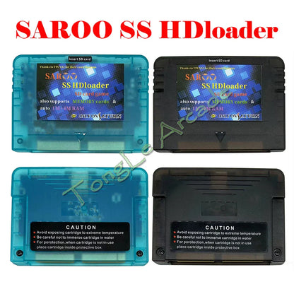 2025 V0.7 SAROO SS HDLoader Game Cartridge — SD/TF Card Support for Sega Saturn, Play Without CD