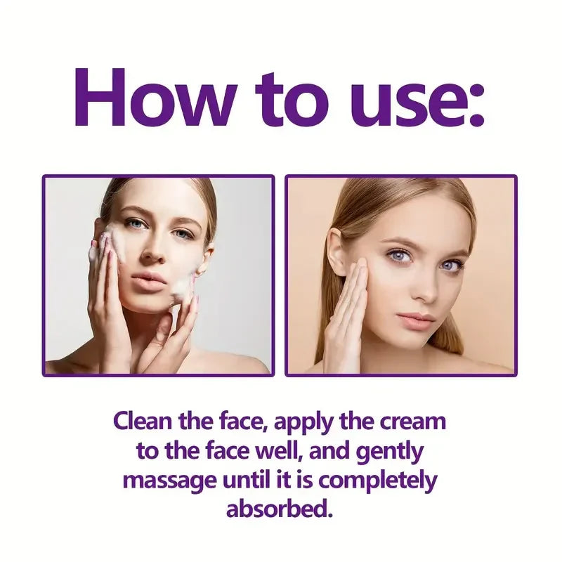 Hyaluronic Acid Instant Face Lift Cream – Anti Wrinkle Firming Skin Tightening Moisturizer for Youthful Glow