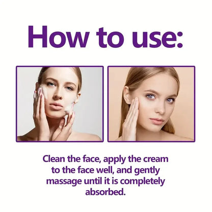 Hyaluronic Acid Instant Face Lift Cream – Anti Wrinkle Firming Skin Tightening Moisturizer for Youthful Glow