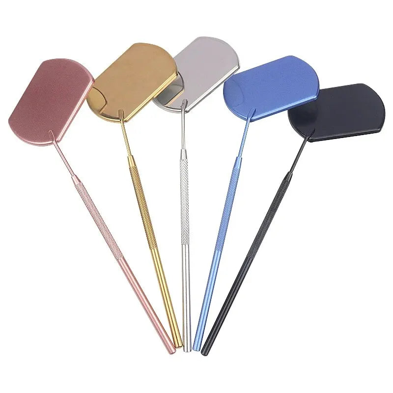 Lash Extension Mirror – Stainless Steel Multifunctional Tool for Eyelash Grafting & Makeup