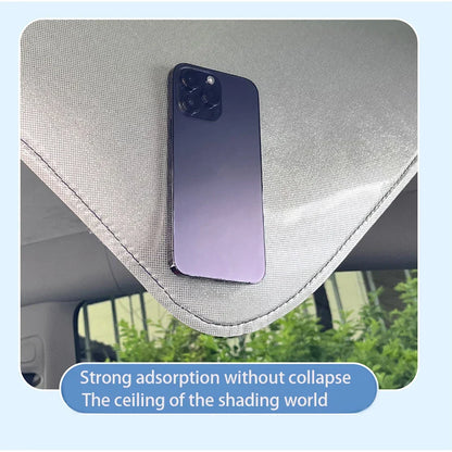 Electrostatic Sunshade for Tesla Model 3 & Y – Ice Cloth Sunroof Front & Rear Glass Skylight Interior Cooling Shade