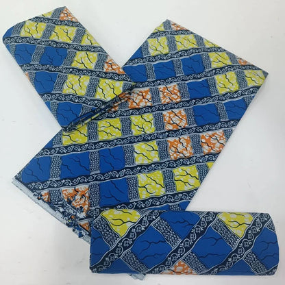 High Quality African Wax Print Fabric - 100% Cotton Soft Ankara Real Wax Fashion Material