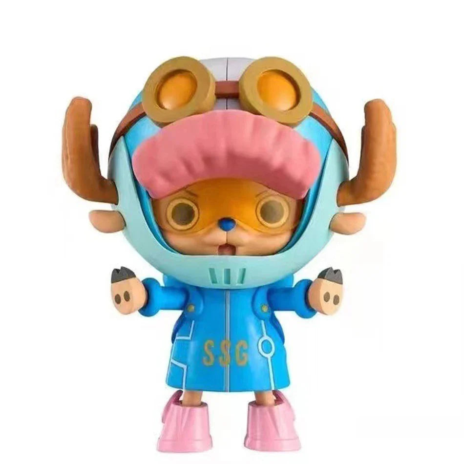 17cm One Piece Luffy PVC Action Figure — Monkey D. Luffy Egg Head Island Anime Collectible Toy, Gift for Kids