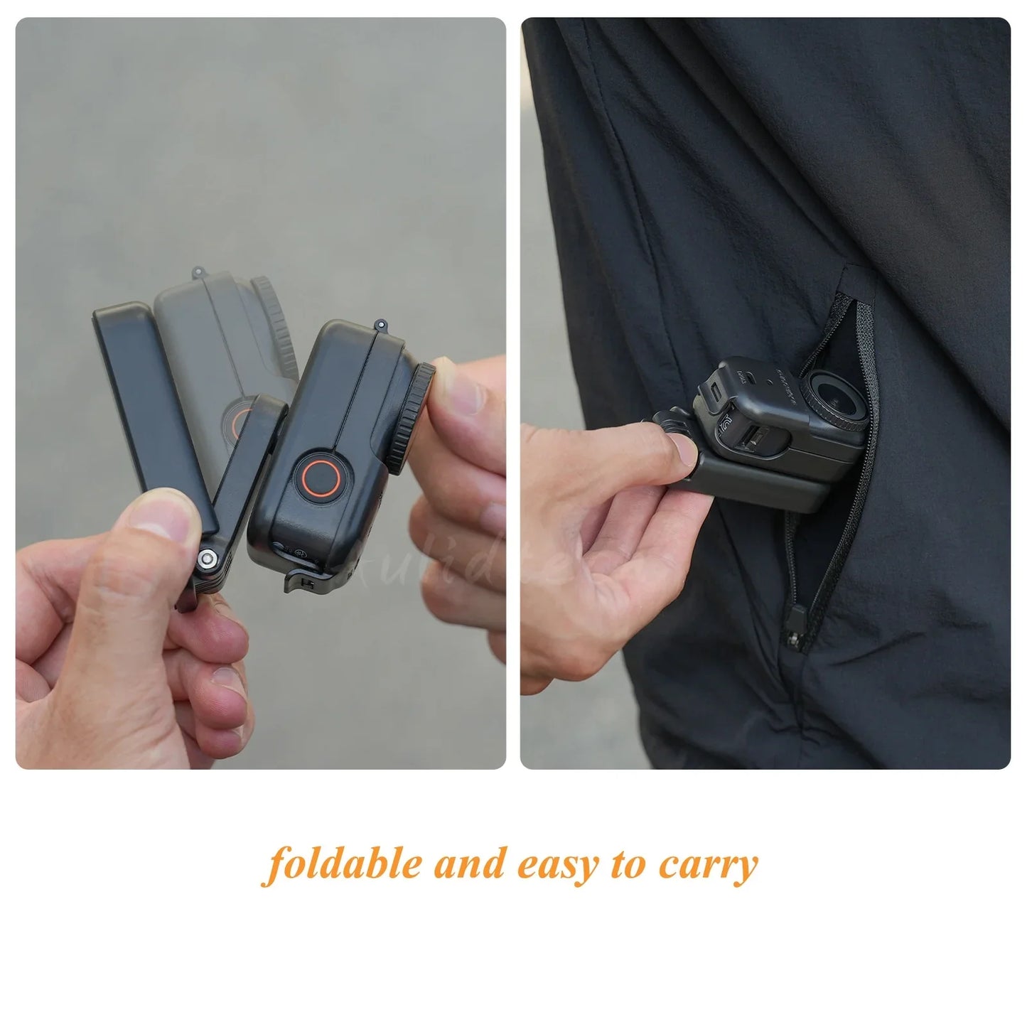 Magnetic Mount Stand for DJI Osmo Nano – Foldable Quick Release 360° Rotating Base Accessory