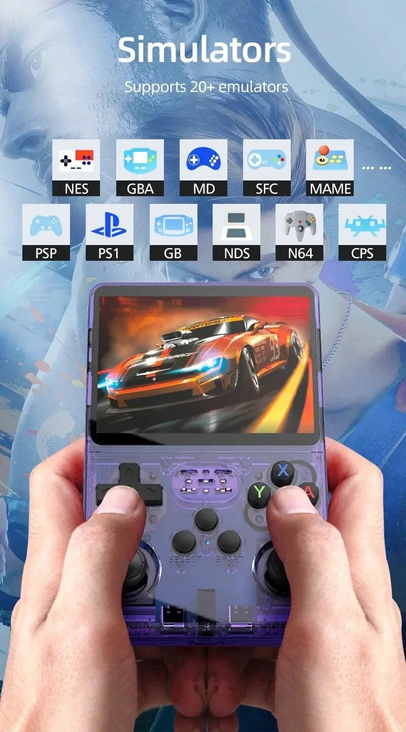 R36S Retro Handheld Game Console TF Card – Linux Portable Pocket Player with 512GB & 90,000 Games