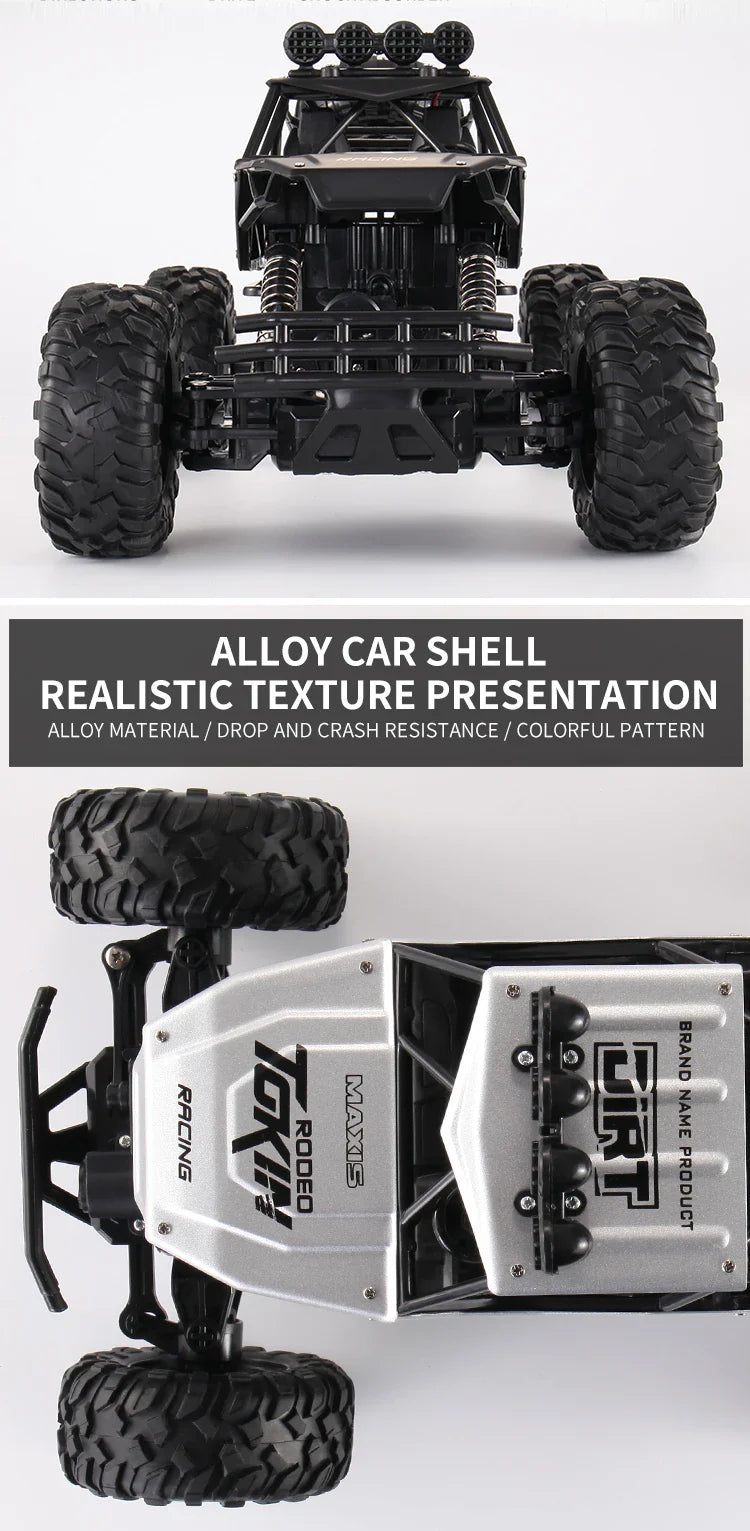 1:12 RC Off-Road 4WD Monster Truck – High-Speed 20Km/h All-Terrain Remote Control Car for Adults & Beginners
