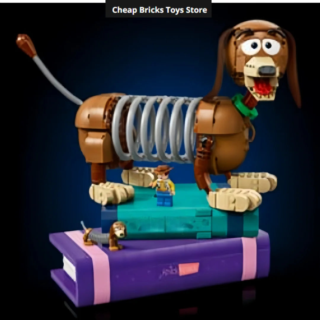 Dog Bookends Building Block Set - 1311-Piece Adult Model Kit Movie Character Collectible Gift