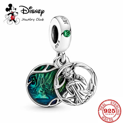 New 925 Sterling Silver Mickey Minnie Vinnie Charm – Beaded Fit for Original Pendant Bracelet, DIY Ladies Jewelry