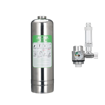Aquarium CO2 Generator System Kit – Stainless Steel CO2 Cylinder & Carbon Dioxide Reactor for Plants & Fish