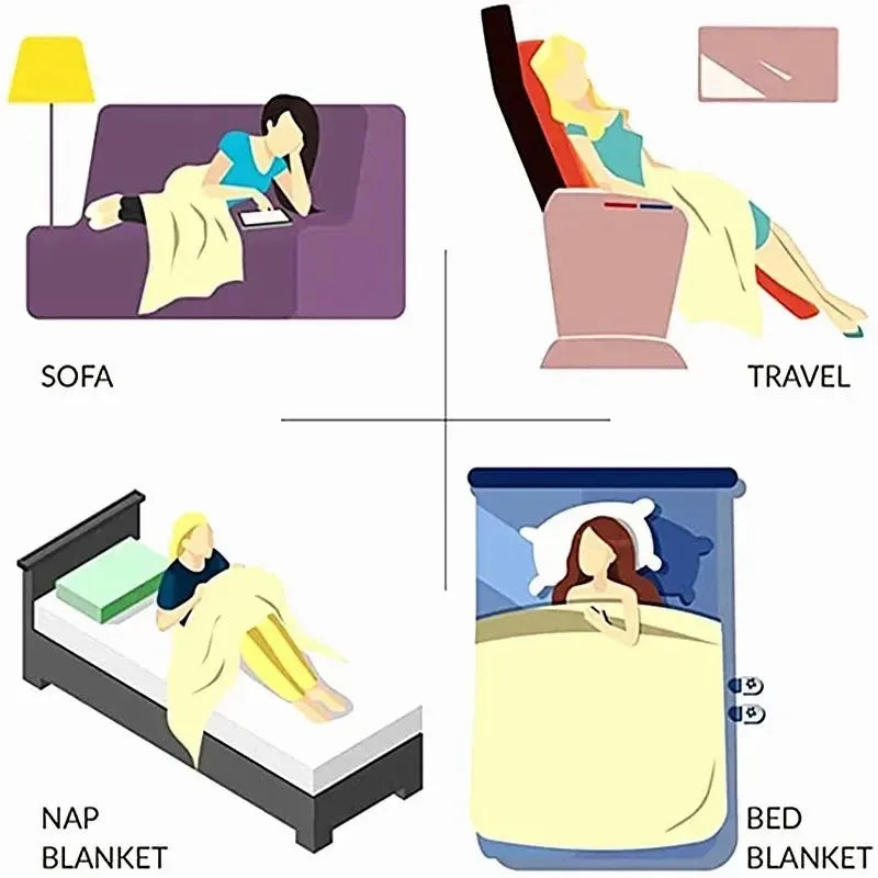 Flannel Throw Blanket – Cute Smiling Dinosaur HD Digital Print, Warm Blanket for Sofa, Bed, Office, Travel, and Camping