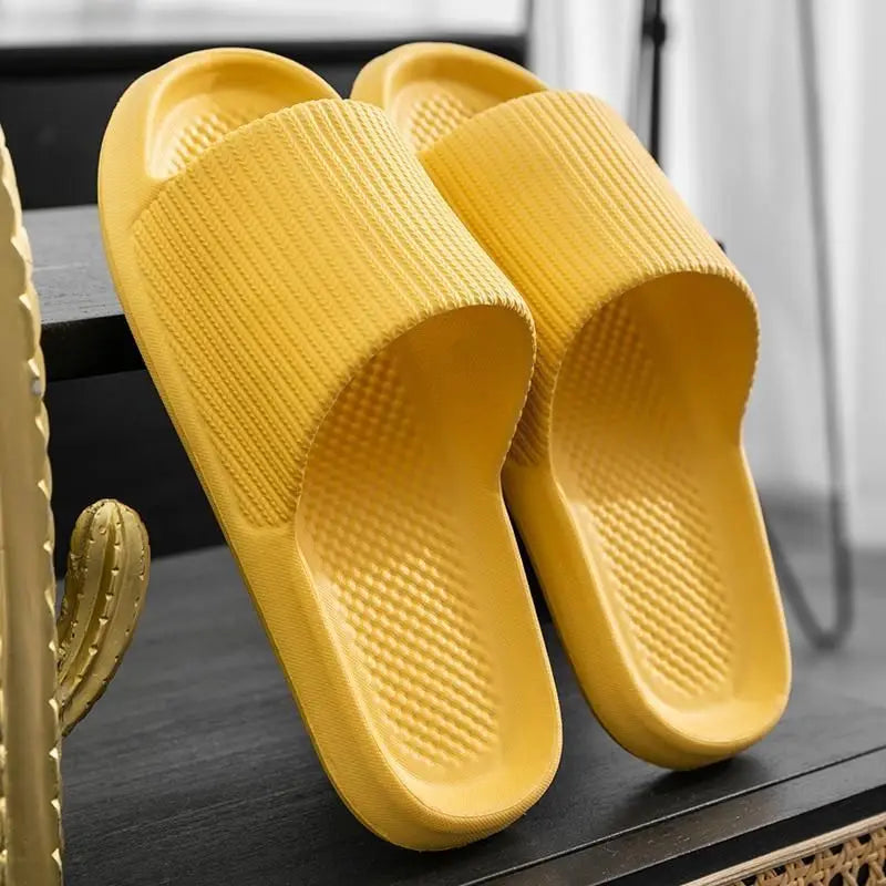 Women’s Thick Platform EVA Slippers – Soft Sole Non-Slip Indoor Bathroom Slides & Summer Fashion Sandals 2024