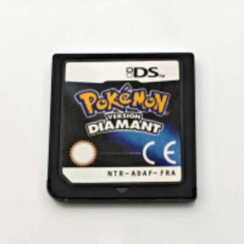 DS Games Cartridge – Pokemon Series HeartGold, SoulSilver, Diamond, Platinum, Pearl, Multilingual for NDS/2-3DS Consoles