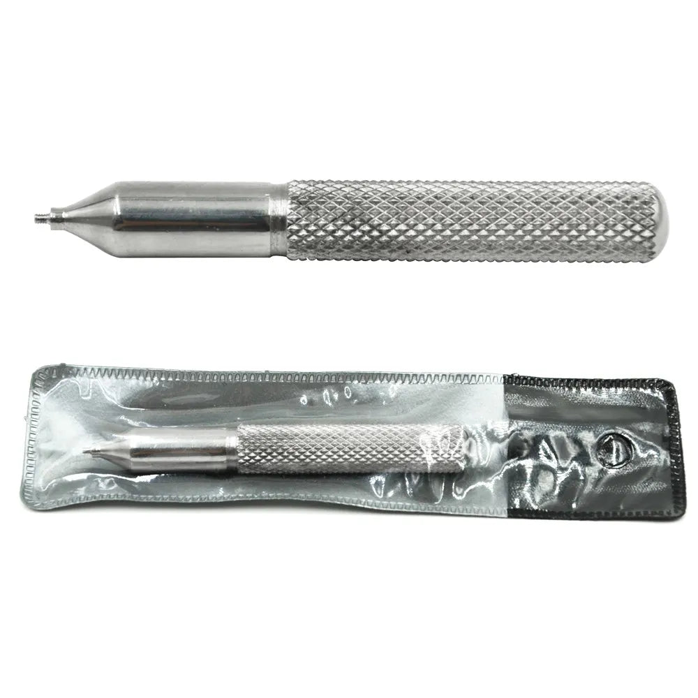 Professional Steel Dermal Anchor Insertion Taper Tool - Premier Grip for 16g Internally Threaded Piercing Jewelry