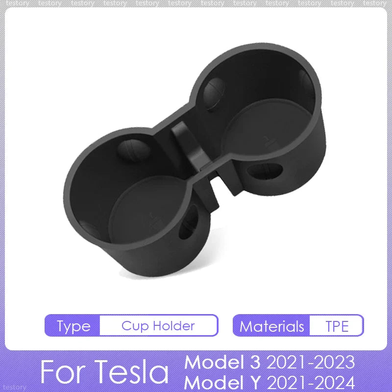 Tesla Model Y/3 Center Console Storage Box – Hidden Organizer Tray & Webcam Cover (2021–2024 Accessories)