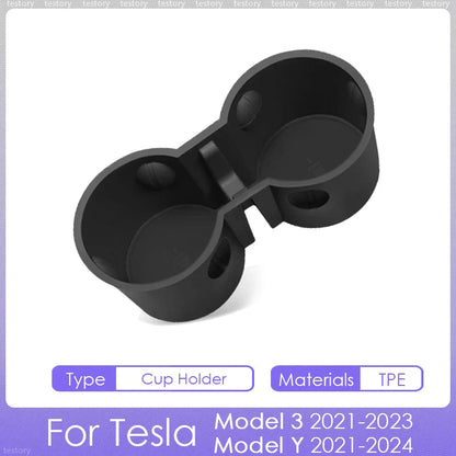 Tesla Model Y/3 Center Console Storage Box – Hidden Organizer Tray & Webcam Cover (2021–2024 Accessories)