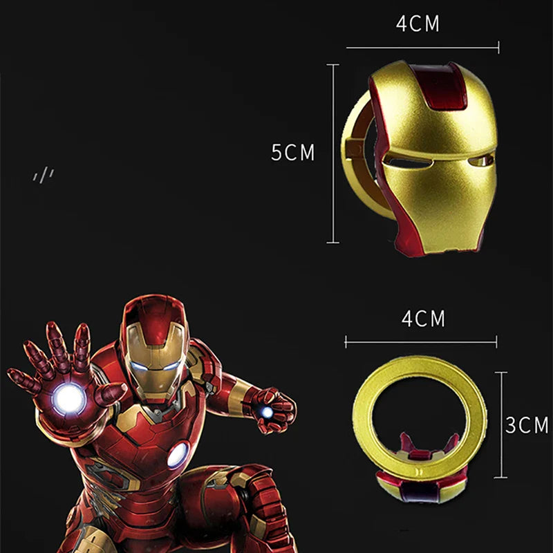 Iron Man & Spider-Man Car Ignition Switch Cover – Batman Sticker, Protective Trim Accessories & Gifts
