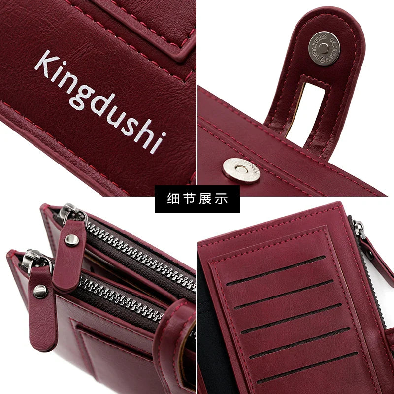 Stylish Women's Long Wallet - European & American Fashion Phone Bag - PU Leather Multi-Card Holder