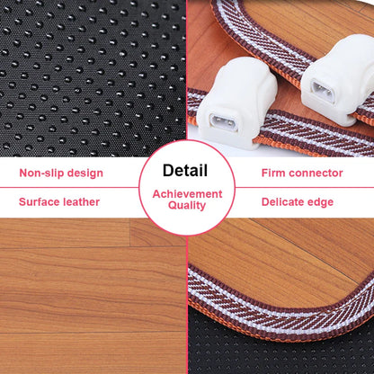 220V Electric Heating Foot Mat - Winter Warm Feet Heater Pad for Home and Office, Thermal Leather Household Floor Heater