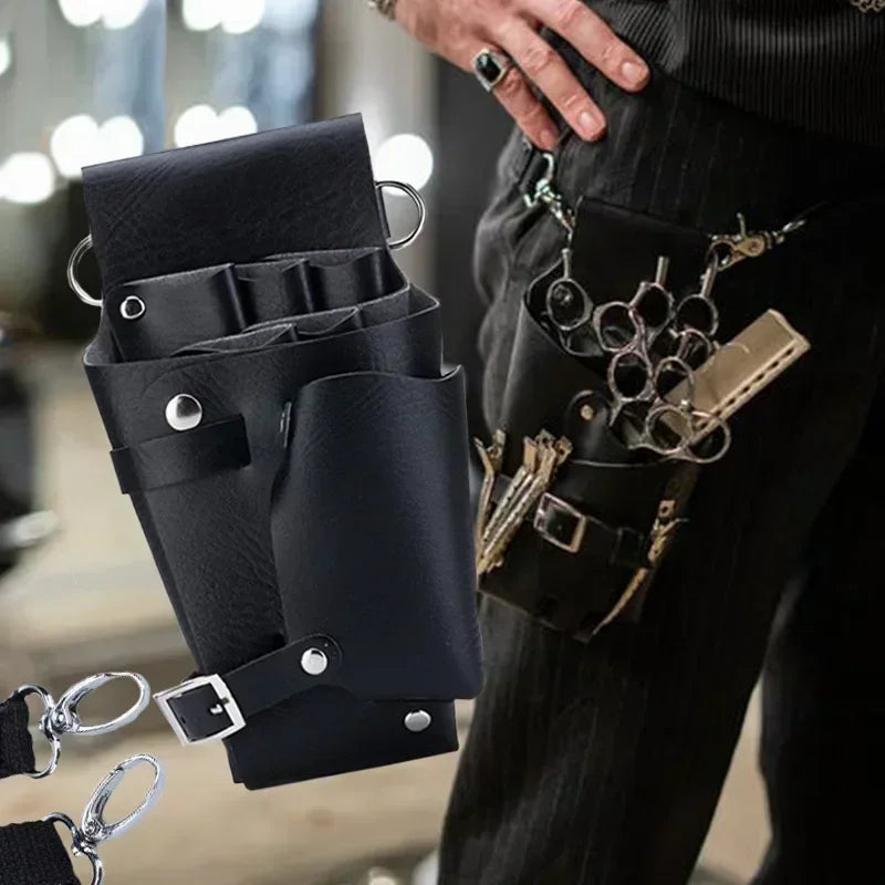 Barber Hair Scissors Bag – Hairdressing Tool Kit Holster for Professional Scissors & Barber Accessories