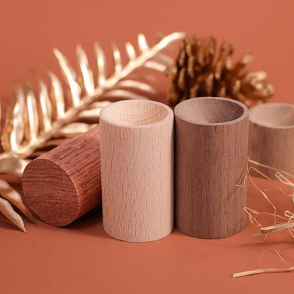 1/5PCS Mini Wooden Essential Oil Diffuser – Aromatherapy Fragrance Diffuser for Home, Office, Car, Bedroom, and Living Room
